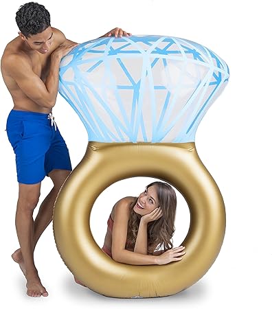 giant bling ring pool float