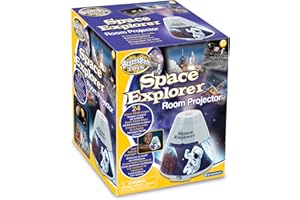 Brainstorm Toys: Space Explorer Room Projector - 24 NASA & Hubble Spacecraft Images, Nebula Nightlight, Kids Ages 6+