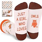 HAPPYPOP Gifts for Bird Lovers - Hummingbird Pigeon Peacock Owl Cardinal Butterfly Socks