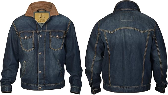 denim jacket with jumper