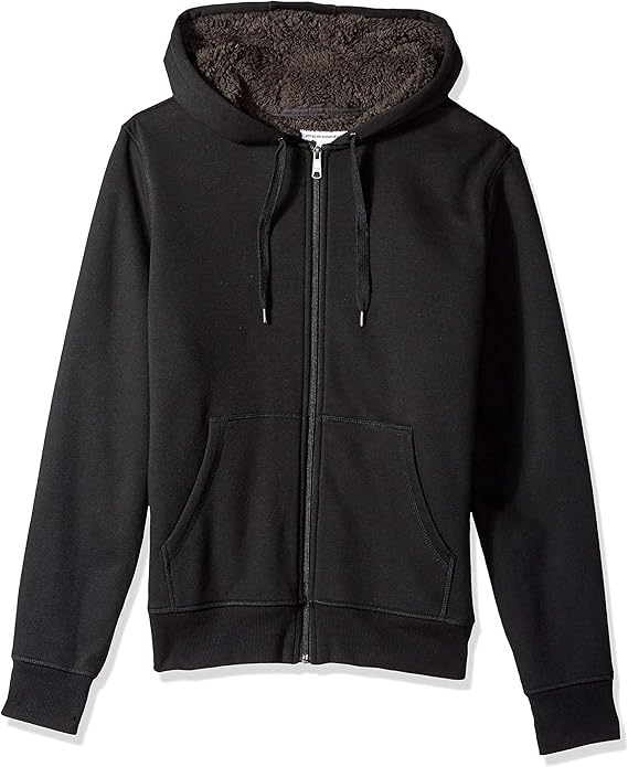 warm fleece lined hoodie