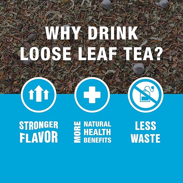 TIESTA TEA COCOA MINT CHILL LOOSE LEAF TEA, CHOCOLATE PEPPERMINT HERBAL ROOIBOS BLEND, NON-CAFFEINATED, REAL FRUIT, HERBS, SPICES, HOT OR ICED BREW, MAKES UP TO 25 CUPS, RESEALABLE POUCH, 1.5 OUNCE