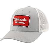 Nebraska Cornhuskers NCAA Officially Licensed Snapback Hat Big Rig Patch Gray Brick