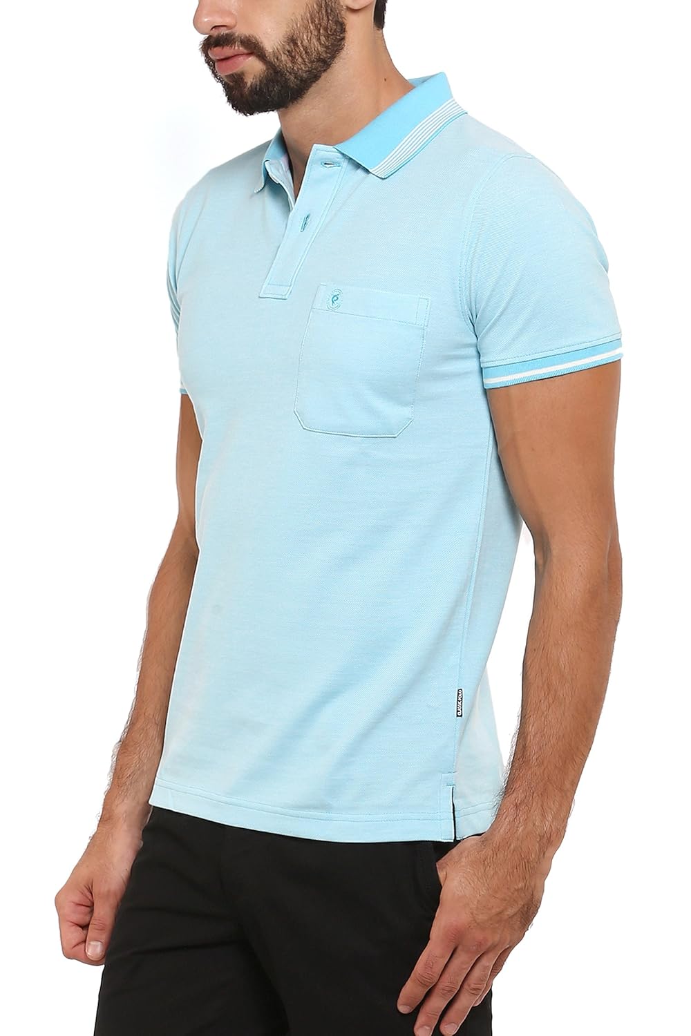 classic polo men cotton beige half sleeve t-shirts
