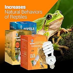 2 Pack 23-Watt Reptile Bulb Tropical UVA UVB Light