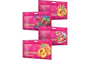 M. ROSENFELD Hookah Flavors Set - (Hooka Bundle contains 4 tastes: Barryland - Something Sweet - Peach Paradise - Sex on the beach) 4 x 100g Shisha Hookah Flavors for 30 Hookah Bowls