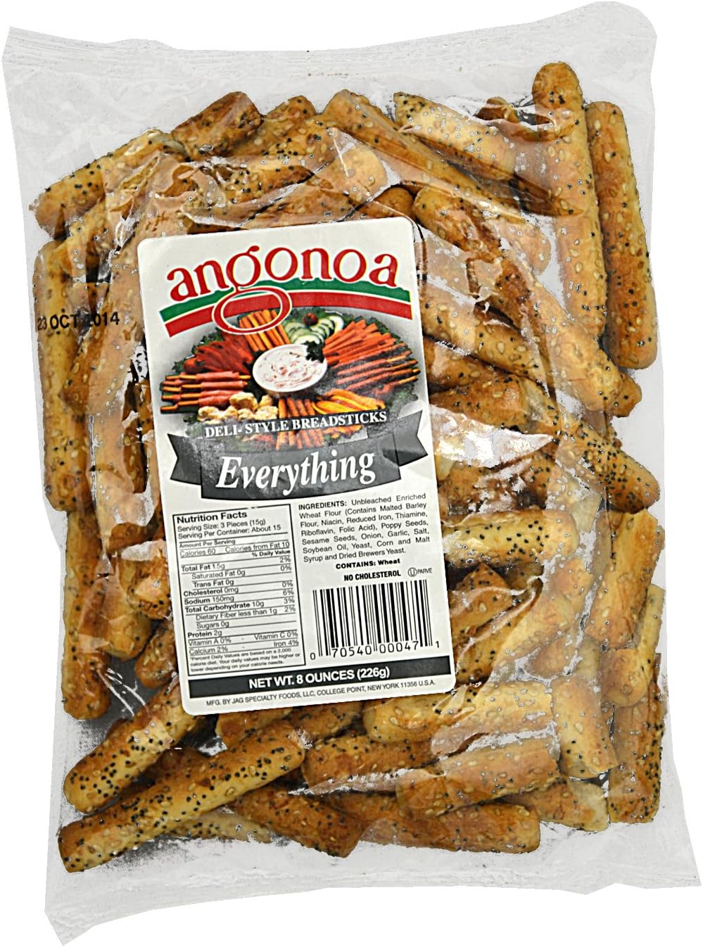 Jag Specialty Foods Brdstck, Deli Stl, Evrythng, 8 Ounce (Pack of 12)