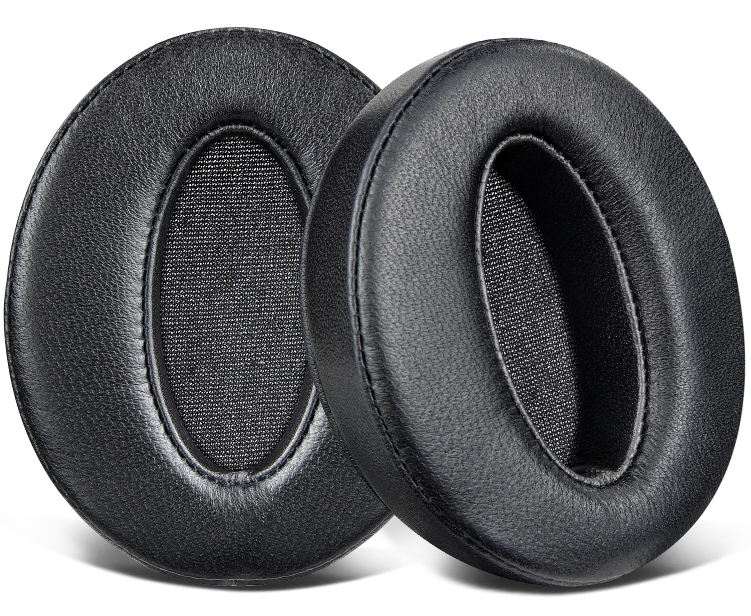 SOULWIT Lambskin Earpads Replacement for Sennheiser HD 4.50BT/HD 4.50BTNC/HD4.50SE/HD4.40BT/HD4.30G/HD4.20S/HD458BT/HD 450/HD450BT/HD400S/HD350BT/Adapt 360(MB 360 UC)/Adapt 361 - Black