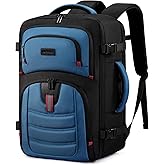 LOVEVOOK 40L Travel Backpack for Men, Airline Approved Carry On Luggage with 3 Packing Cubes, TSA Overnight Bags, Waterproof Personal Item Bag, Weekender Essentials Backpacks fits 17.3" Laptop