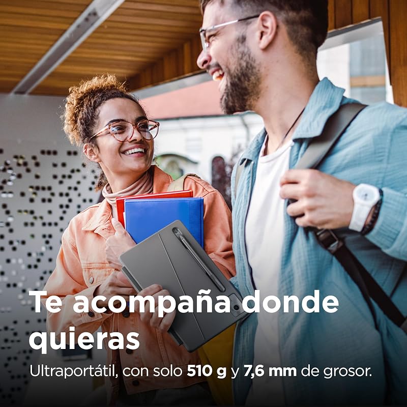 Chromebook Duet Gen 9-11" WUXGA Touch + Caneta incluído (MediaTek Kompanio 838, 8GB RAM, 128GB Emmc, ChromeOS) QWERTY Cinzento + 3 meses Google AI Pro com Gemini Pro e 5TB