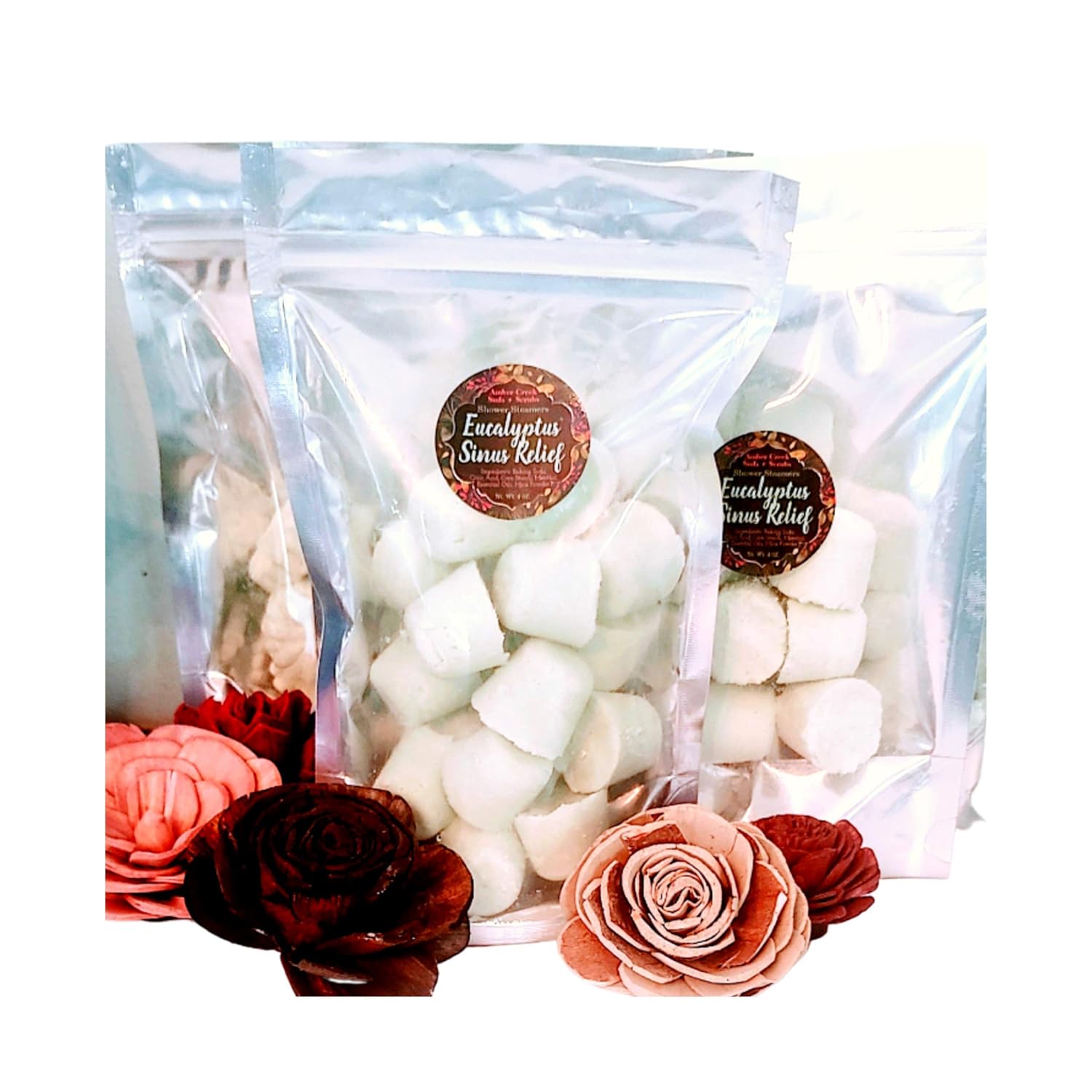 10 Shower Steamer Cubes, Eucalyptus Sinus, Breathe Easy