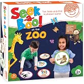 MindWare Seek-a-Boo! at The Zoo The Seek-and-Find Alphabet Matching Game - Fun Toddler Games Ages 2-4 - Improves Memory, Vocabulary and Letter Recognition