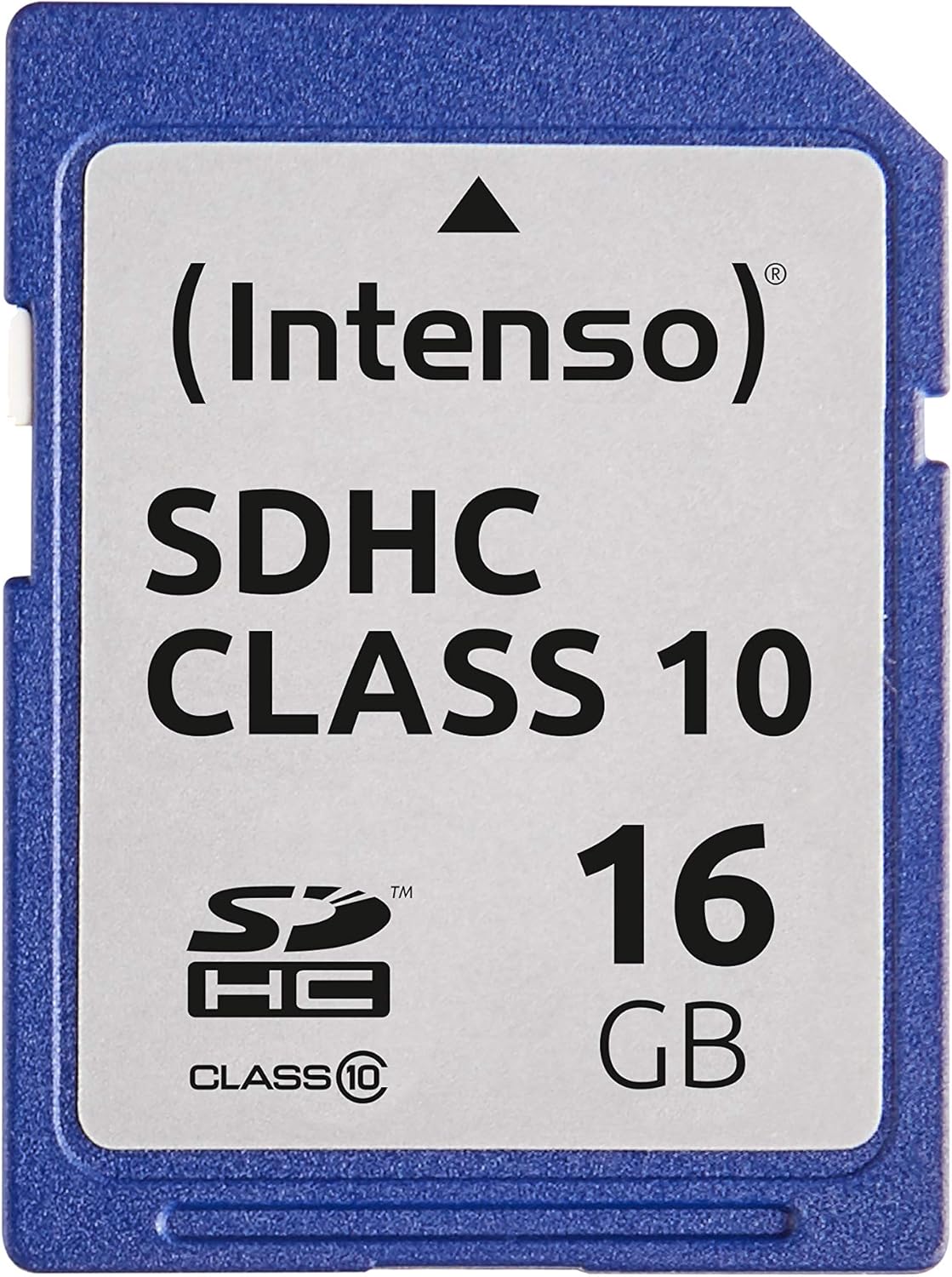 Intenso 3411470 16GB Class 10 SD Card, Blue, 16 GB