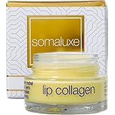 Somaluxe Lip Collagen + Peptide Complex 0.25oz/7.4ml | Triple collagen &amp; stem cells boost lip vibrancy &amp; barrier