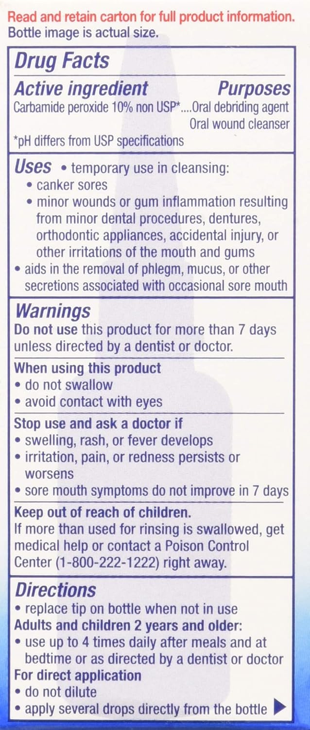 GLY-OXIDE Antiseptic Oral LIQ .5 OZ: Health & Personal Care