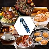 DOQAUS Meat Thermometer with Foldable Probe Backlit Display - -50C to 300C view 7