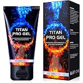 Titan Pro Gel, Male Enhancement Cream for Men, Body Gel for Private Part, Men's Re-Vitalize Enlargement Cream, Increases Performance &amp; Prolong Sensation 50ml / 1.76 Fl Oz
