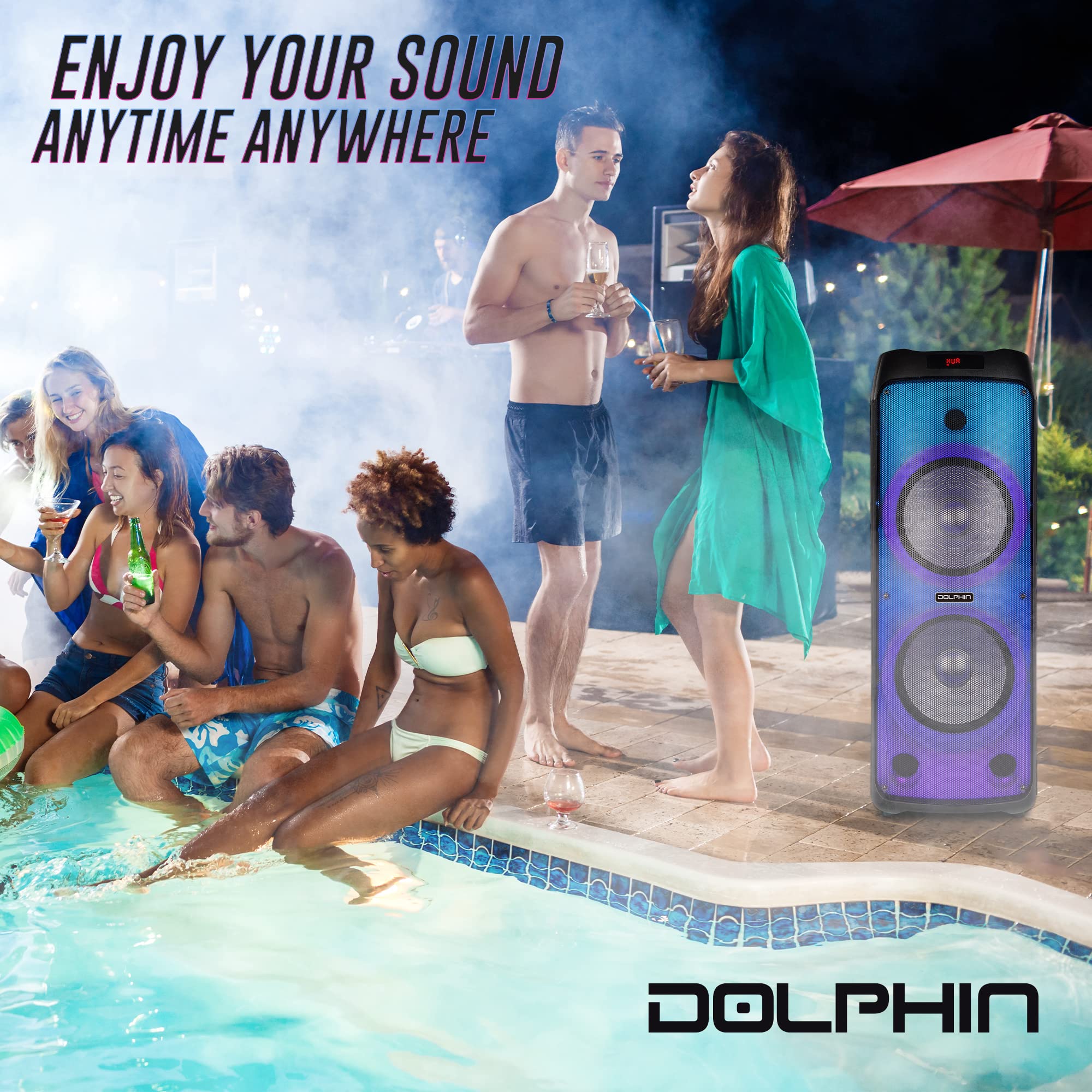 Mua Dolphin SPF-1212R Powerful Sound & BASS | Portable Rechargeable Big ...