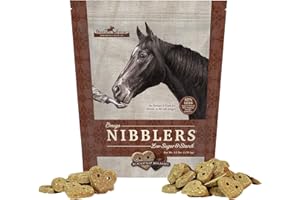 OMEGA FIELDS Omega Nibblers Low Sugar & Starch for Horses, Blackstrap Molasses Flavored (3.5)
