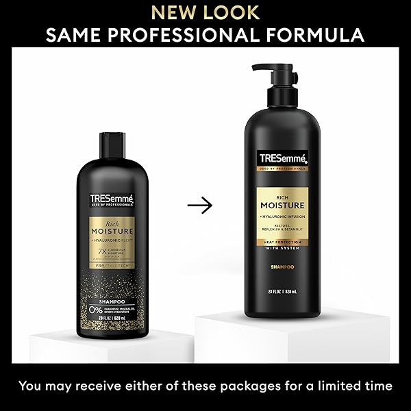 TRESEMMÉ HYDRATING SHAMPOO RICH MOISTURE FOR DRY HAIR FORMULATED WITH PRO STYLE TECHNOLOGY 28 FL OZ