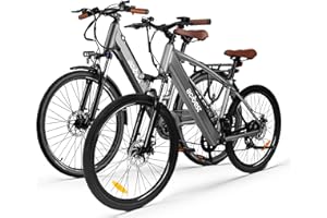 ACTBEST Core Electric Bike for Adults - 468Wh Removable Battery, 26 inch Step Thru Electric Bicycle, 350W(Peak 500W) Brushless Motor Cityrun Ebike, with 7 Speed, Up to 50 Miles, E-Bikes