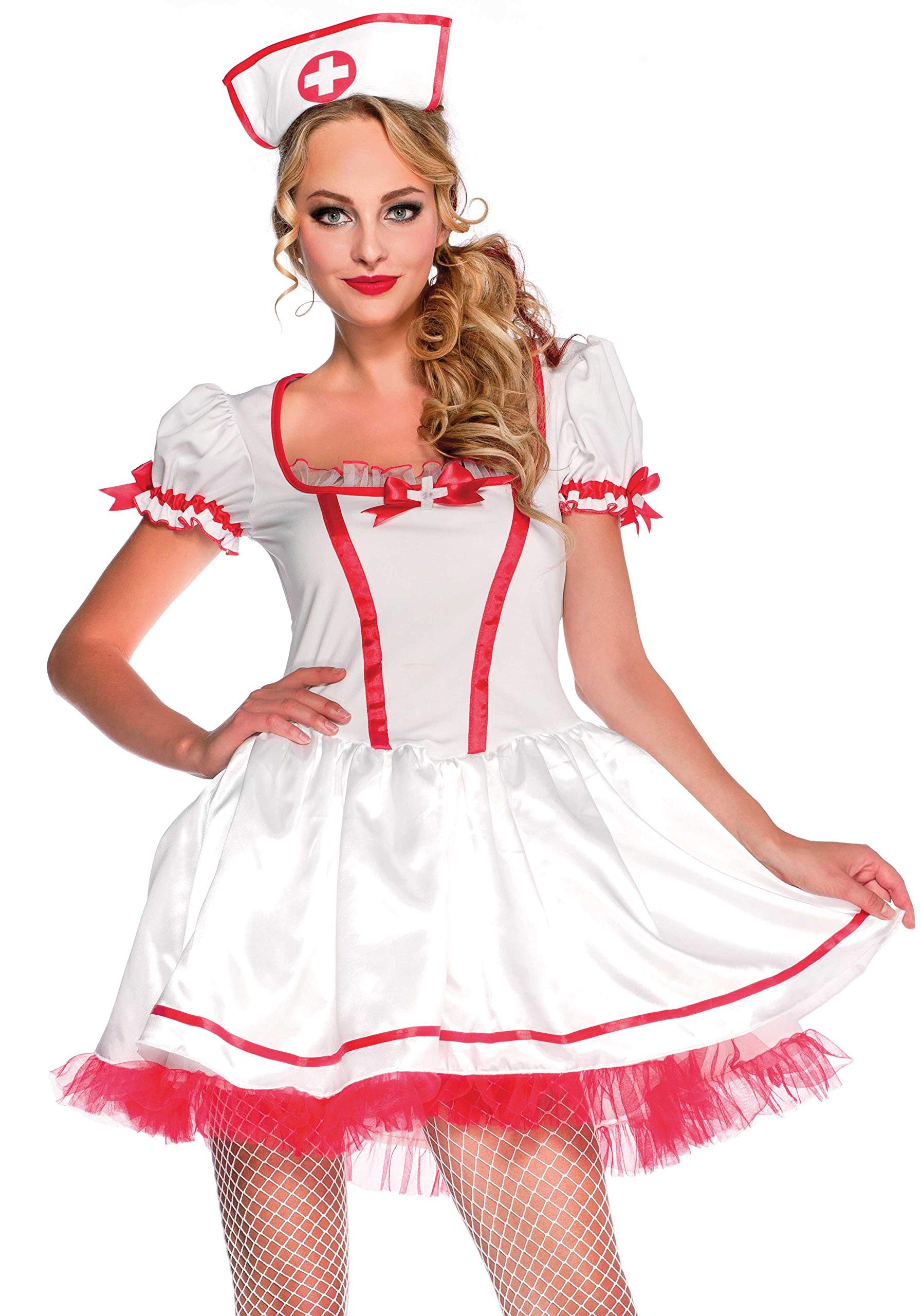 Wonderland W40014 - Women's Naughty Nurse Costume, Large