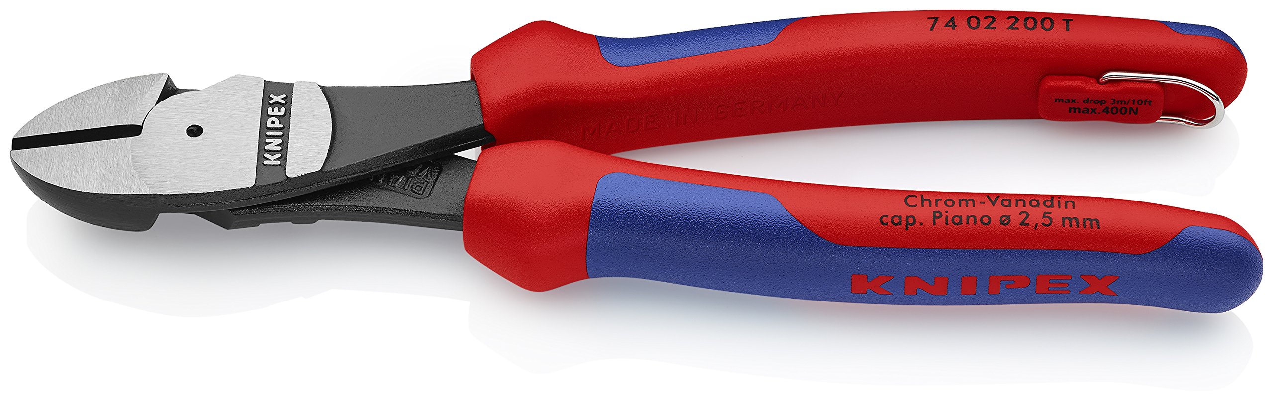 KNIPEX High Leverage Diagonal Cut-Tethered Att