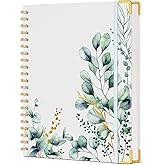 Aesthetic Spiral Notebook Journal for Women, 200 Pages Lined Notebooks 8.5” x 11”, A4 Large Hardcover Spiral Journals with 100 GSM Thick Paper, Cute College Ruled Notebook for Writing Work School