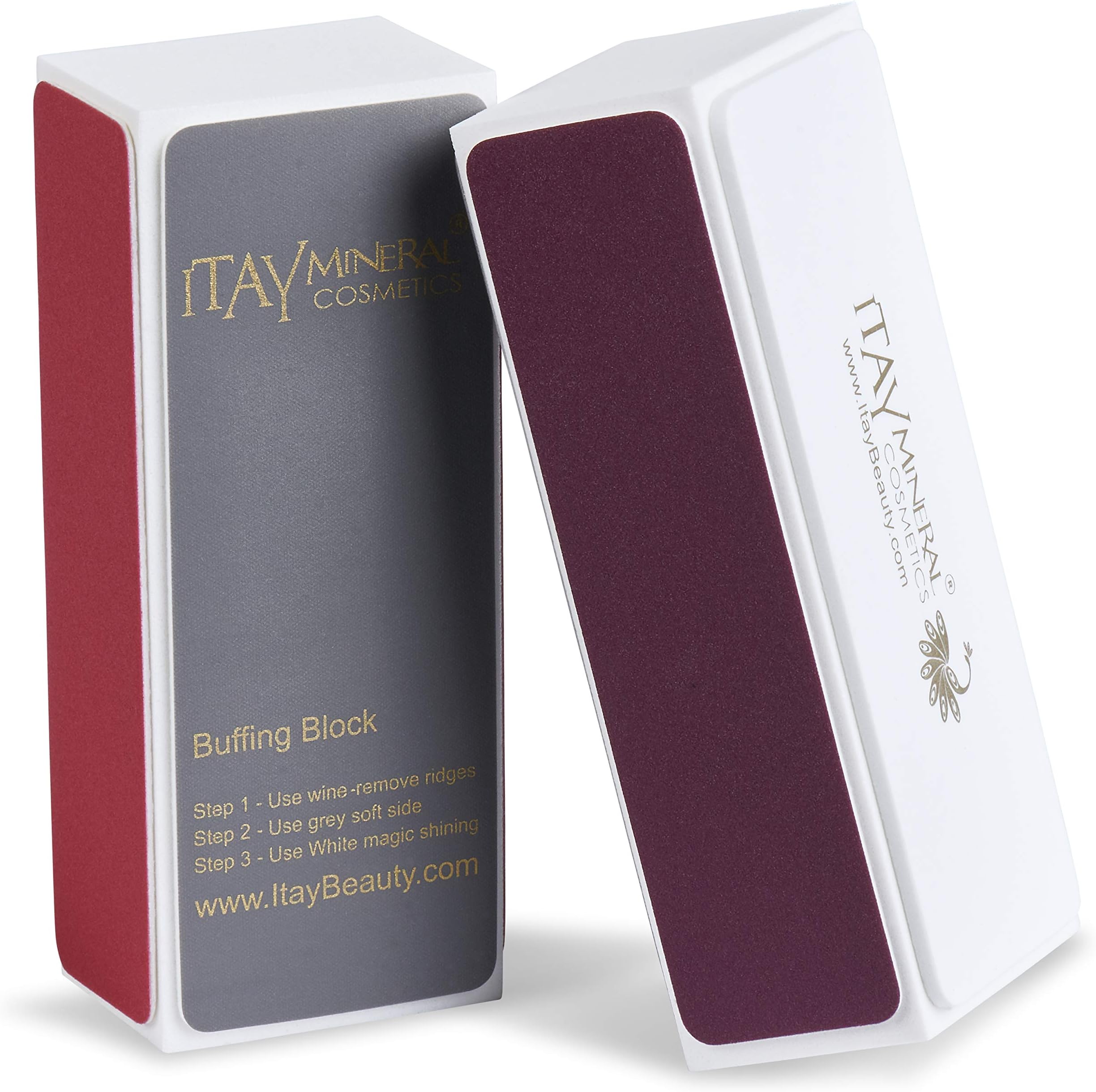 4 Way Nail Buffer And Shine Kit By Itay Mineral Cosmetics, Nail Buffer For Natural Nails – File, Smooth, Shine (1 Nail Buffer)
