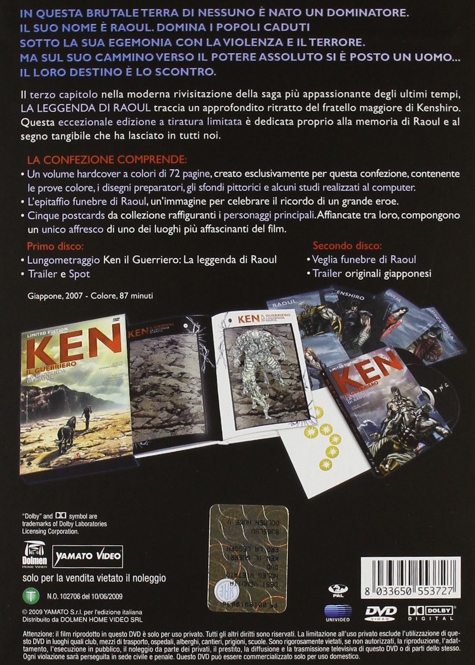 Amazoncom Ken Il Guerriero La Leggenda Di Raoul Ltd 2