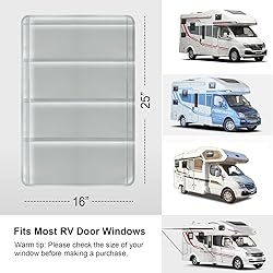 RV Door Window Shade Cover - Magnetic RV Blackout