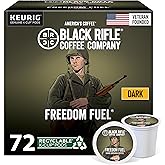 Black Rifle Coffee Company Dark Roast Coffee K Pods Compatible – 100% Arabica, Bold, Smoky Single-Serve Veteran-Founded - Freedom Fuel – 72 Count