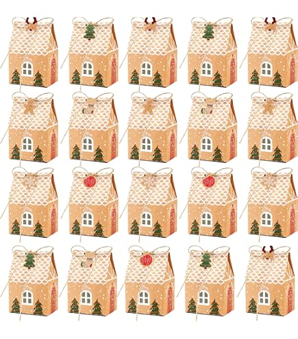 thumbnail image 2 of SAYFUT 24 Pack Christmas Nesting Gift Boxes With Lids For Presents, Decorative Nested Holiday Gift Wrap 2 of 11