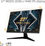 ASUS TUF Gaming 27" 2K 170Hz IPS HDR Monitor VG27AQ1A WQHD G-SYNC view 2