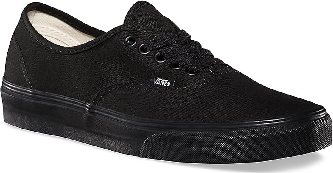 vans all black canvas
