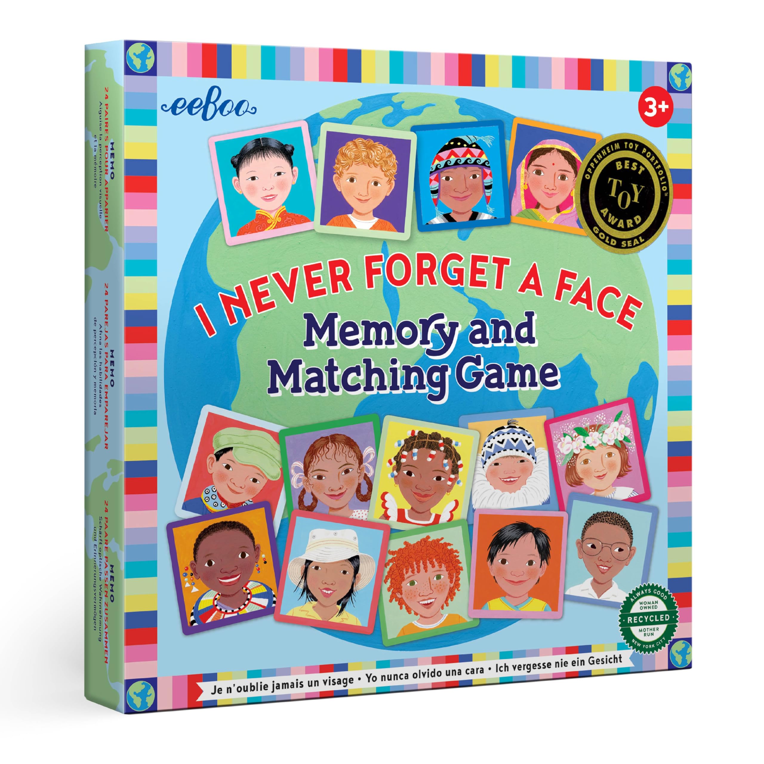 eeBoo MGFAC3 Eeboo I Never Forget A Face Memory Game