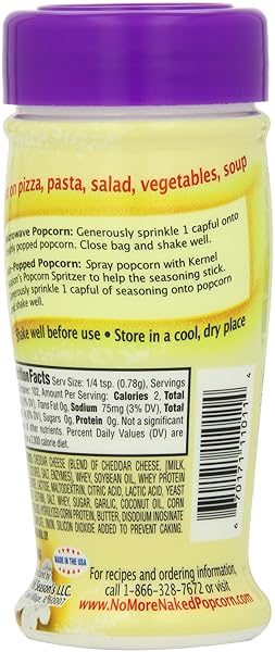 KERNEL SEASON’S POPCORN SEASONING, PARMESAN & GARLIC, 2.85 OUNCE