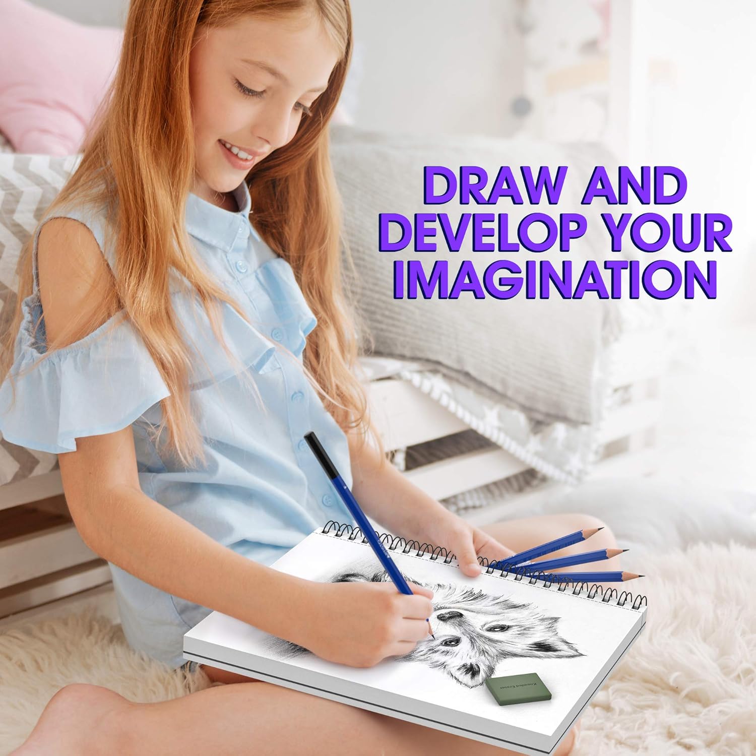 Artisto Drawing and Sketching Pencil Art Set (18 Items), Perfect for Beginners, Kids or Any Aspiring Artist, Includes Graphite Pencils and Sticks, Charcoal Pencils, Erasers and Sharpeners : Office Products
