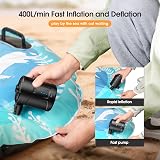 SUPPOU Electric Air Pump 5200mAh Portable USB Rechargeable 4 Nozzles view 5