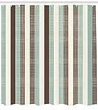 Ambesonne Retro Shower Curtain, Classical Vertical