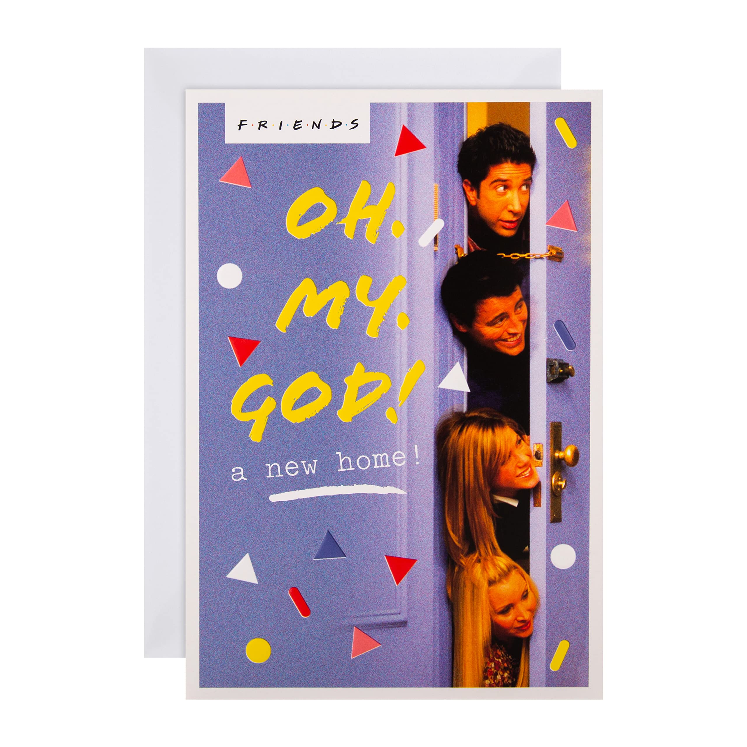 Hallmark New Home Congratulations Card - Embossed Friends Design