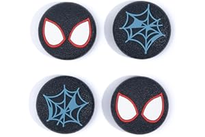 Yocore Cool Spider Switch Thumb Grip Caps,Soft Silicone Thumb Grips,Analog Stick Caps Soft Silicone Joystick Caps for Switch Pro/ PS4 / PS5,4 Pcs- ZZGY