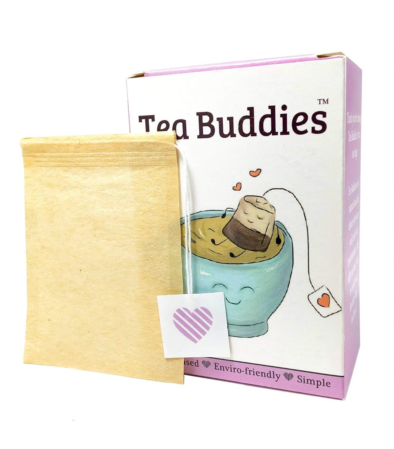 Simple, Fast, All Natural Tea Filter Bags for Loose Leaf