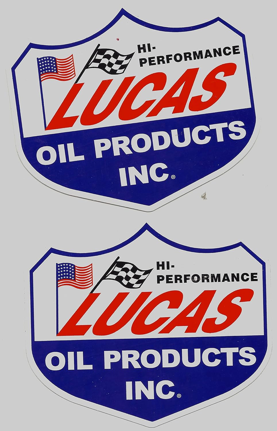 Lucas Oil Racing Decals Stickers 61/8 Inches Long Size Set