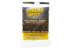Cerama Bryte Cleaning Pads, Package of 4