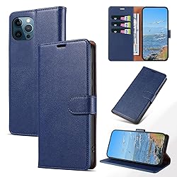 KKEIKO Case for iPhone 12 Pro Max, RFID Blocking PU