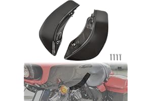 VEISUTOR Wide Wind Deflector for Harley Touring, Smoke Fairing Air Deflectors Side Wind Windshield for Harley Road Glide FLTRXS FLTRX CVO Ultra FLTRUSE Ultra FLTRU Limited FLTRK 2015-2021 Accessories