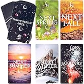 BWTY Best wishes to you Time Oracle Cards for Beginners with Meanings on Them 60 PCS Adventure Divine Timing Tarot Deck Set for Love, Energy, Soulmate, Work, Friendship, Spirit and Past Life.