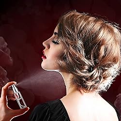 Domensi 30 Pcs Glass Perfume Travel Refillable