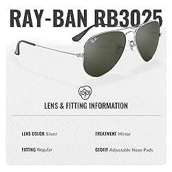 Ray-Ban RB3025 Aviator Mirror Pilot Shape